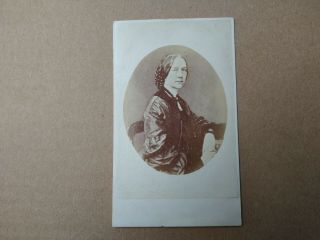 Cdv Victorian Photograph Of A Lady By T Pope Of Birmingham