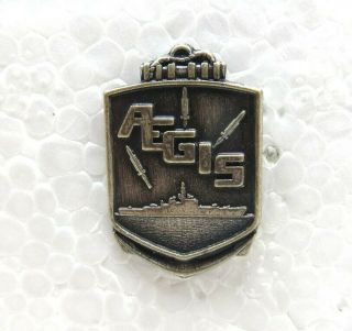 Vintage Aegis Combat Systems Lockheed Martin Hat / Lapel Pin