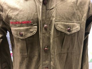 1940 ' s Official Boy Scout Long Sleeve Uniform Shirt 2