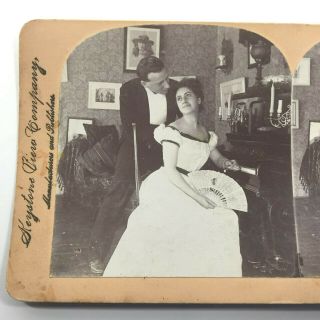 Antique Stereoscopic View Card 10224 " Love 