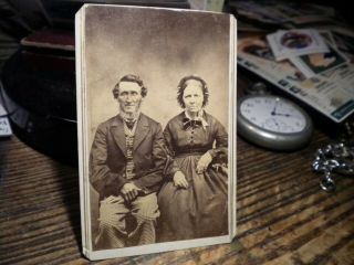 1860s - - Cdv - - Photo - - Ellenville,  Ny