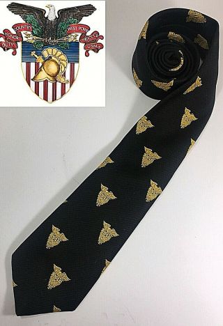 U.  S.  M.  A.  West Point Class Of 1946 Mens Black Tie By G.  S.  Harvale&co.  Ltd.  York