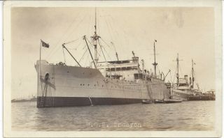Uss Procyon Ag - 11,  Real Photo Picture Post Card,