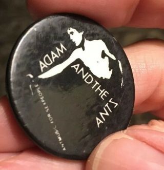 VTG Adam & the Antz Ants Ant Music Wave Button Pin Pinback 3