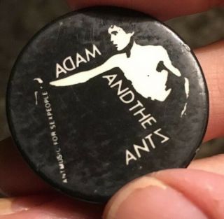 VTG Adam & the Antz Ants Ant Music Wave Button Pin Pinback 4