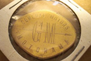 General Mtrs 1955 Motorama,  Metal Token