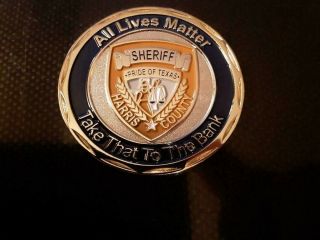 Harris County Texas Sheriff Office Houston Challenge Coin