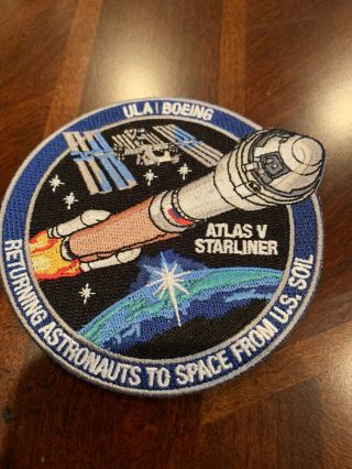 Ula United Launch Alliance Atlas V Starliner Astronauts To Space Patch