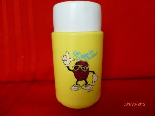 Vintage California Raisins 1987 Model 3700 Thermos Bottle Replacement Collector