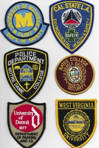 Campus Police Safety Security 1 Patch Bates College Maine