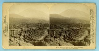 1st Of 3 J.  F.  Jarvis,  Italy,  In The Wilderness Of Lava,  Base Of Vesuvius,  Italy