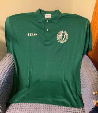 Bsa Owasippe Scout Reservation - Cac - Staff - Men’s Xl Green Polo Shirt Ecu