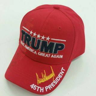 Red Make America Great Again Inauguration Donald Trump Hat Cap