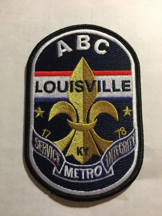 Louisville Kentucky Metro Police Abc Patch