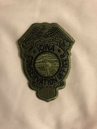 Iowa Conservation Officer Warden Subdued Patch