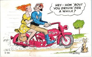 Risque Motorcycle Comic " How 