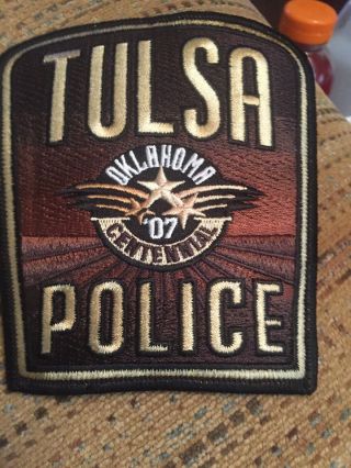 Rare Tulsa Oklahoma Centennial Police