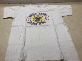 1960 Boy Scout National Jamboree Tshirt - Size 12 Medium