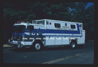 Wheaton Vrs Md 1986 Pemfab Ranger Rescue Fire Apparatus Slide