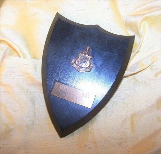 Vintage Phi Kappa Sigma Fraternity Mini - Plaque W/ Crest,  1964,  4 3/4 " Tall Old