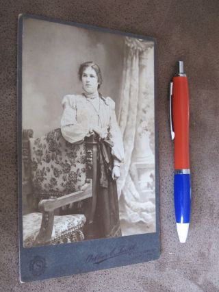 Arthur Smith Of Cardiff Cabinet Card - Victorian Lady Portrait