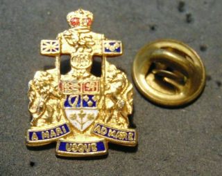 Canada Motto A Mari Usque Ad Mare From Sea To Sea Canada Coat Of Arms Pin Lapel