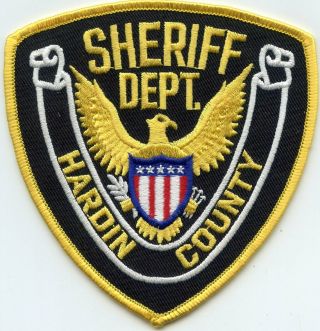Hardin County Tennessee Tn Sheriff Police Patch