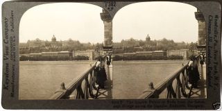 Keystone Stereoview The Palace Of Buda In Budapest,  Hungary From 1930’s T600 Set
