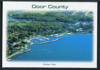 Aerial View Of Sister Bay,  Door County,  Wisconsin Var.  2