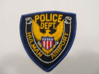 Indiana Hulman Airport Police Patch Old Cheese Cloth