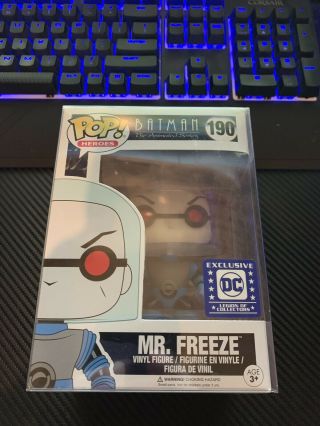 Funko Pop Heroes Batman The Animated Series 190 Mr.  Freeze Legion Of Collector