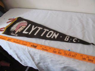 Lytton,  B.  C.  Canada Vintage Pennant