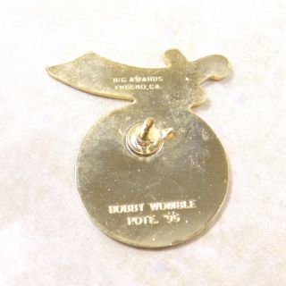 Masonic Sudan Shriner Pin Freemason Symbol Vintage Tie Tack Crippled Child ' 95 2