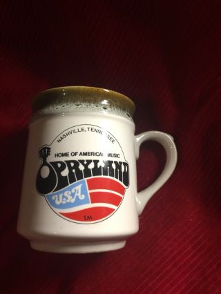 Opryland Usa Mug Coffee Cup Nashville Tennessee - Park No Longer Open