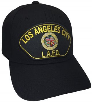Los Angeles Fire Department Hat Color Black Adjustable Lafd Hat