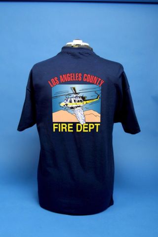L.  A.  County Fire Department Air Operations Old School 412 T Shirt