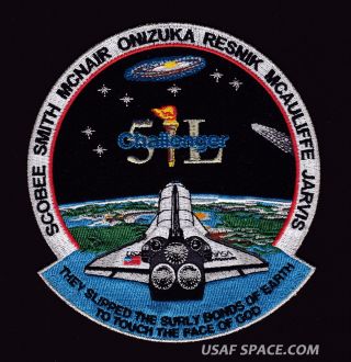Challenger Sts - 51l 30th Anniversary Commemorative Tim Gagnon Space Patch -