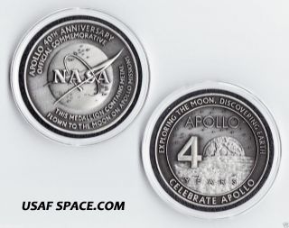 - Apollo Flown To The Moon - Nasa Commemorative 40th Anniversary Coin
