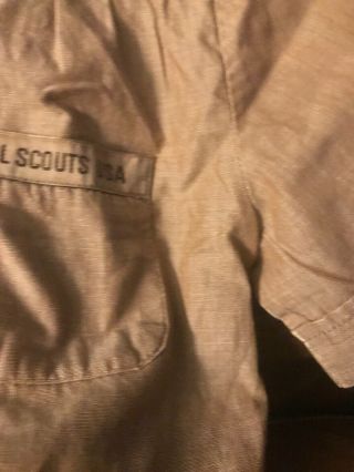 Vintage 1940’s Girl Scout Brownie Dress Uniform BSA A17 3
