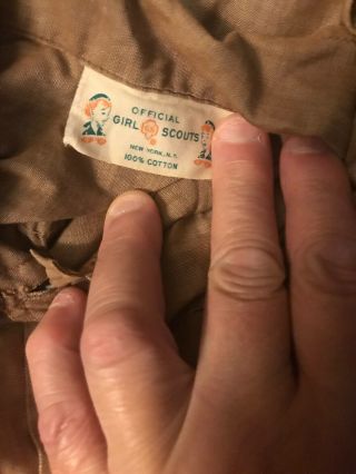 Vintage 1940’s Girl Scout Brownie Dress Uniform BSA A17 5