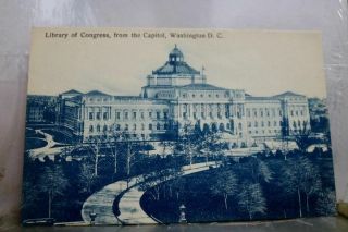 Washington Dc Library Of Congress Postcard Old Vintage Card View Standard Post