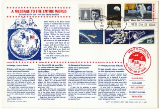 1969 Apollo 11 Moon Landing C76 Fdc Combo W/apollo 8,  Gemini,  Mercury & Jfk