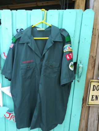 Official Mens Boy Scout Shirt 3xl - Central Florida Council Vice - President Shirt