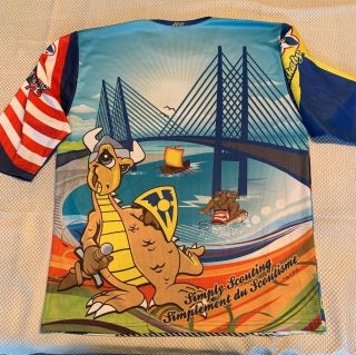2011 World Scout Jamboree In Sweden - USA Troop 70303 3/4 Length Sleeve Size L 3