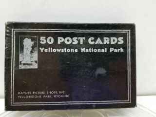 Vintage Yellowstone National Park 40 Of 50 Colored Post Cards By Haynes