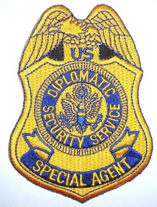 Diplomatic Security Service Special Agent Police Patch
