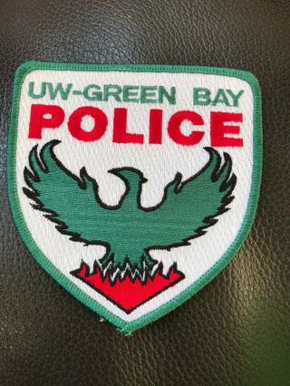 University Of Greenbay Wisconsin Police Patch