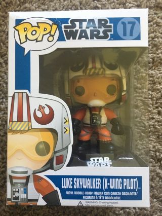 Funko Pop Star Wars Luke Skywalker X Wing Pilot 17 Box Damage
