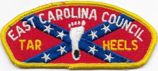 East Carolina Council Tar Heels Cloth Back Csp Sap Croatan Lodge 117 Bsa