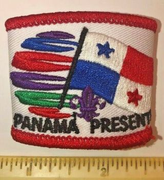 Panama Contingent Woggle Neckerchief Slide 2019 24th World Boy Scout Jamboree